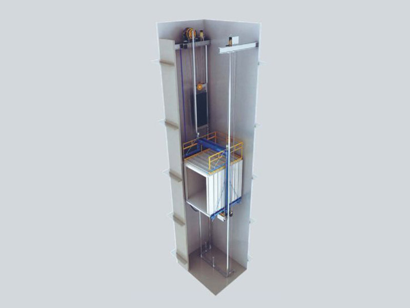 MACHINE ROOMLESS FREIGHT ELEVATOR